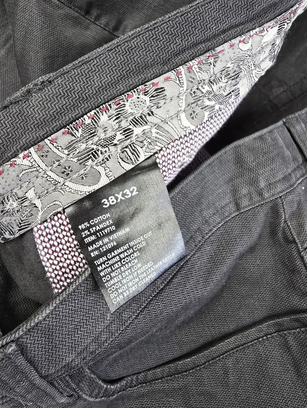 English Laundry Herringbone Mens Arrogant Pant 38×32